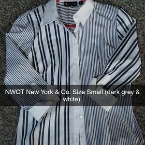 New York & Co. 3/4 sleeve button up
